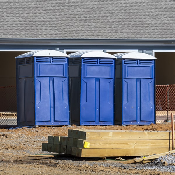 is there a specific order in which to place multiple portable restrooms in North Thetford